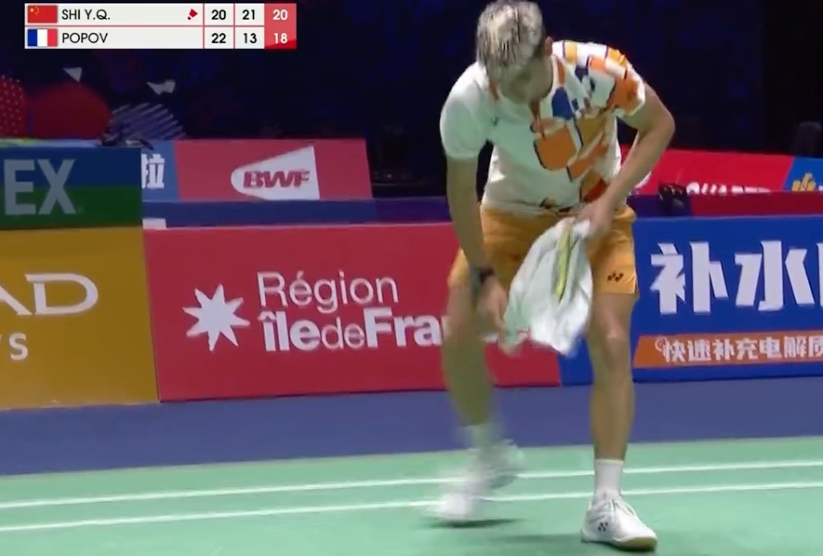 将比分追到, 石宇奇在暂, 只是在默默